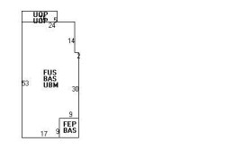 42 Underwood Ave, Newton MA  02465-1024 floor plan