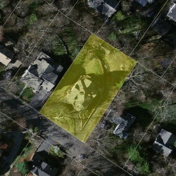 33 Bellevue St, Newton MA  02458-1918 aerial view