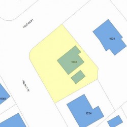 1630 Centre St, Newton MA 02461-1535 plot plan