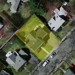 88 Fessenden St, Newton MA 02460-1120 aerial view