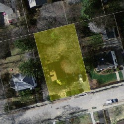 77 Halcyon Rd, Newton MA 02459-2431 aerial view
