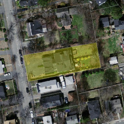 78 Bourne St, Newton MA 02466-1722 aerial view