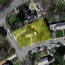 35 Lockwood Rd, Newton MA 02465-2413 aerial view