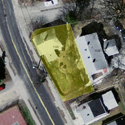 1126 Chestnut St, Newton MA 02464-1309 aerial view