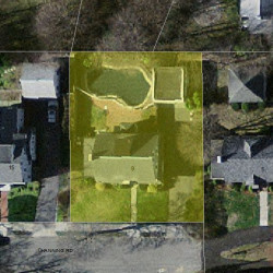 9 Channing Rd, Newton MA 02459-1138 aerial view