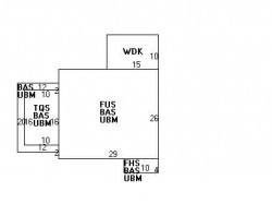 344 Woodward St, Newton MA 02468-2022 floor plan