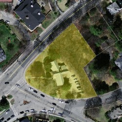 1608 Beacon St, Newton MA 02468-1508 aerial view