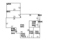 636 Dedham St, Newton MA 02459-3322 floor plan