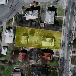 367 Waltham St, Newton MA  02465-1745 aerial view