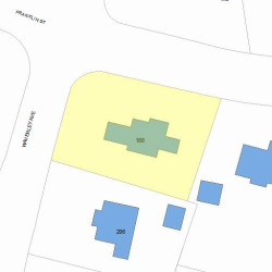 188 Franklin St, Newton MA 02458-2415 plot plan