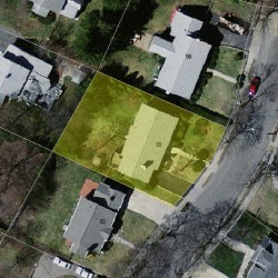 89 Bemis St, Newton MA  02460-1155 aerial view