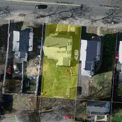 258 California St, Newton MA  02458-1048 aerial view
