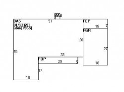 352 Brookline St, Newton MA 02459-3137 floor plan