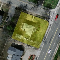 165 Aspen Ave, Newton MA 02466-3020 aerial view