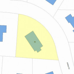 56 Ruane Rd, Newton MA 02465-2628 plot plan