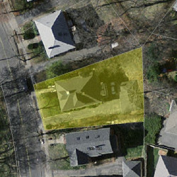 96 Side Pkwy, Newton MA 02458-1816 aerial view