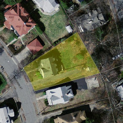 14 Aberdeen St, Newton MA  02461-1802 aerial view