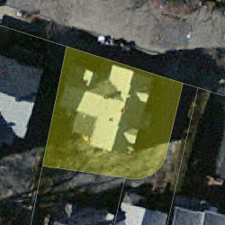 46 Gardner St, Newton MA 02458-1405 aerial view