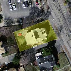 73 Chestnut St, Newton MA 02465-2529 aerial view