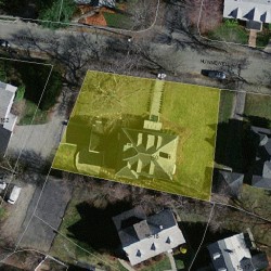 150 Hunnewell Ave, Newton MA 02458-2246 aerial view