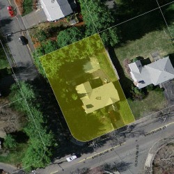 422 Brookline St, Newton MA  02459-3145 aerial view