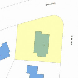 5 Ashford Rd, Newton MA 02459-1228 plot plan