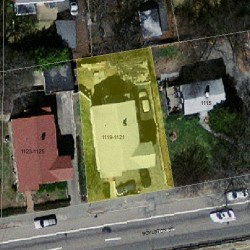 1119 Boylston St, Newton MA 02464-1014 aerial view
