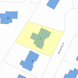 82 Broken Tree Rd, Newton MA 02459-3449 plot plan