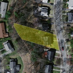 108 Garland Rd, Newton MA 02459-1710 aerial view