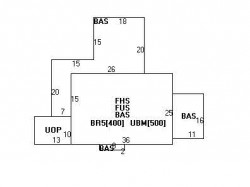 34 Risley Rd, Newton MA  02465-2922 floor plan
