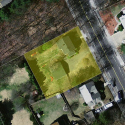 317 Winchester St, Newton MA 02461-2020 aerial view