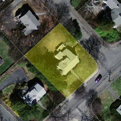 133 Temple St, Newton MA 02465-2315 aerial view