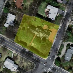 245 Woodward St, Newton MA  02468-2028 aerial view