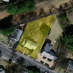 95 Woodward St, Newton MA  02461-1310 aerial view