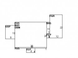 828 Walnut St, Newton MA  02459-1717 floor plan