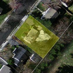 215 Spiers Rd, Newton MA  02459-3717 aerial view