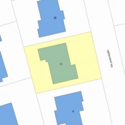 12 Ferncroft Rd, Newton MA 02468-1214 plot plan