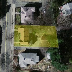 526 Lowell Ave, Newton MA  02460-2353 aerial view