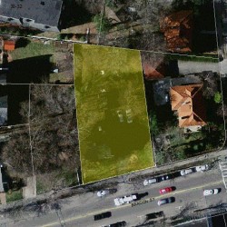 723 Beacon St, Newton MA  02459-1902 aerial view