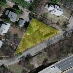 81 Evergreen Ave, Newton MA 02466-1744 aerial view
