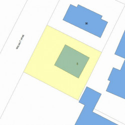 8 Walnut Park, Newton MA  02458-1440 plot plan