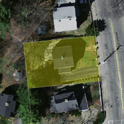 971 Walnut St, Newton MA  02461-1133 aerial view