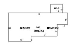 100 Cross Hill Rd, Newton MA 02459-3122 floor plan