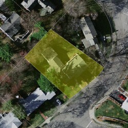 132 Rosalie Rd, Newton MA 02459-3153 aerial view