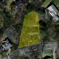 72 Bonad Rd, Newton MA 02465-2949 aerial view