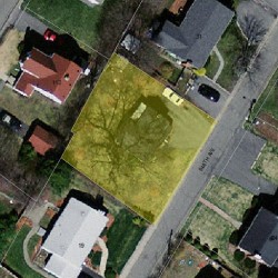 23 Smith Ave, Newton MA  02465-1543 aerial view