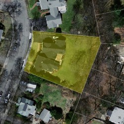 56 Allen Ave, Newton MA 02468-1702 aerial view