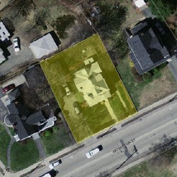 575 Watertown St, Newton MA 02460-1320 aerial view