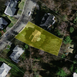 54 Drumlin Rd, Newton MA 02459-2807 aerial view