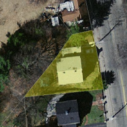 965 Walnut St, Newton MA 02461-1133 aerial view